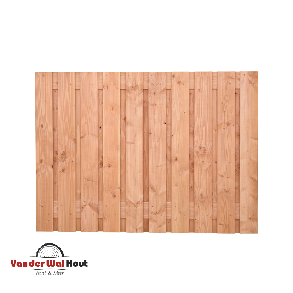 Tuinscherm 21-plank 180x130cm douglas