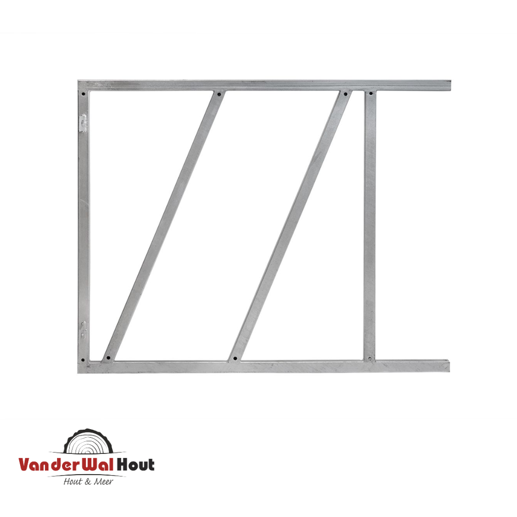 Stalen poortframe H.80 x Br.100cm Verzinkt