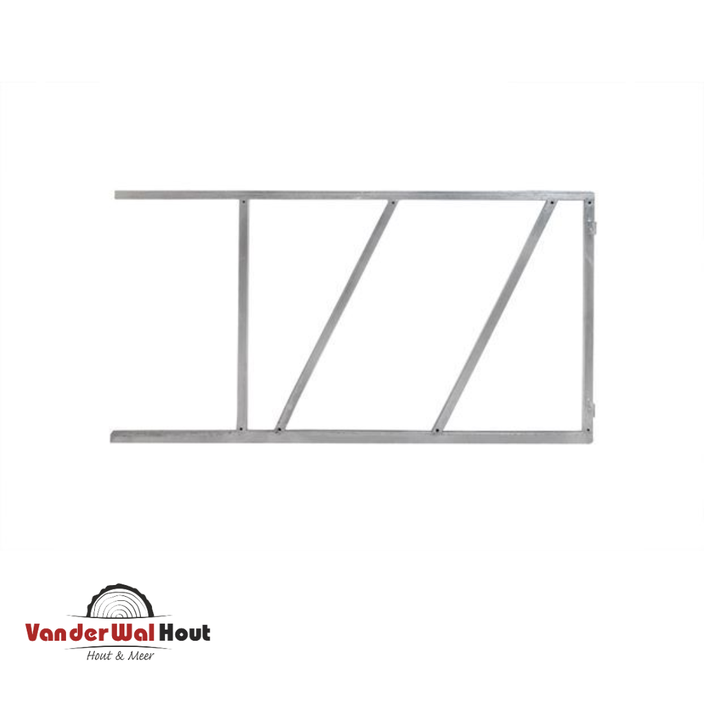 Stalen poortframe H.40 x Br.100cm Verzinkt