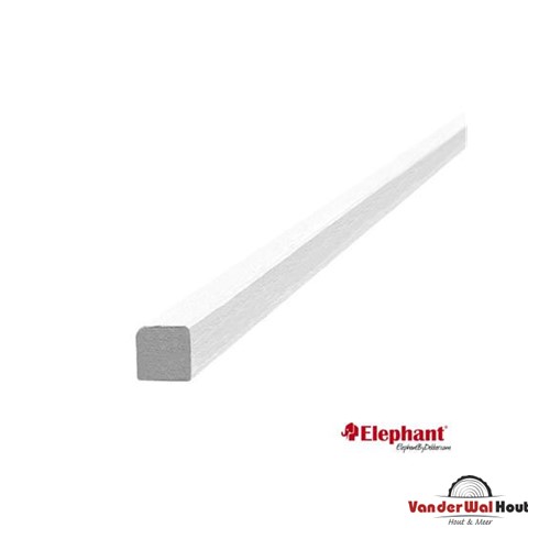 Meranti glaslat B14 25x25x2750mm gevingerlast