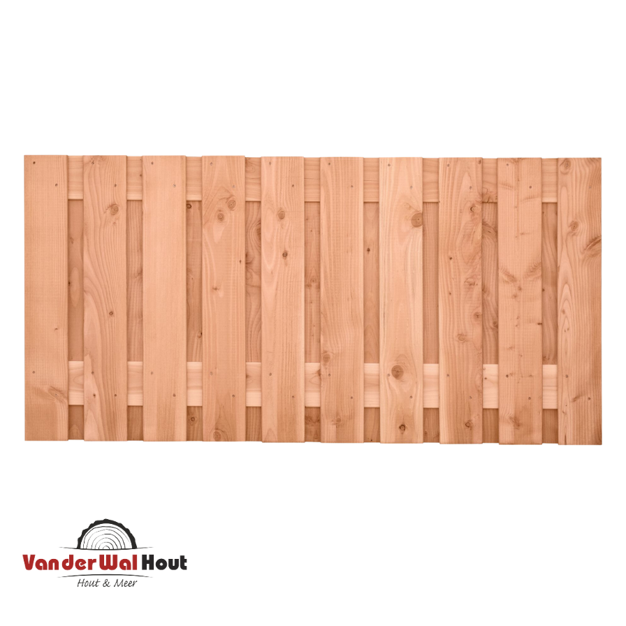 Tuinscherm 21-planks 180x90cm douglas