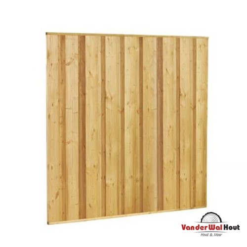 Beto-dicht plankenscherm 17-planks RVS 19mm 1800x1800mm OP=OP